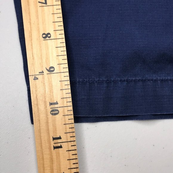 Ralph Lauren Ripstop Cargo Shorts Youth Boys 20 Blue Pony Pockets Elastic Hiking - Picture 6 of 16